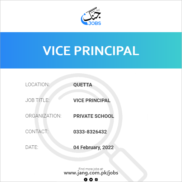 assistant vice principal jobs