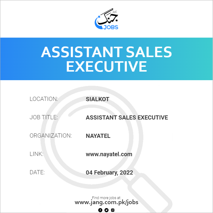 Assistant Sales Executive