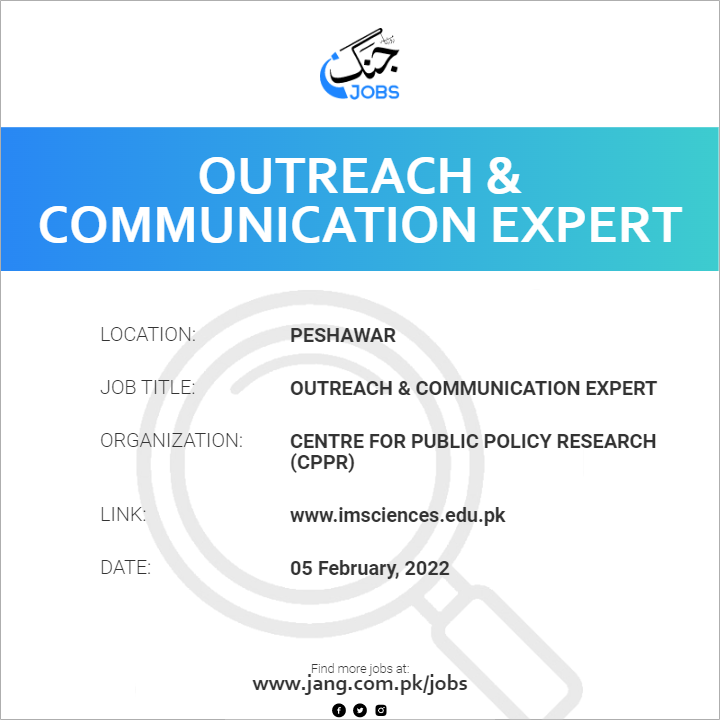 Outreach & Communication Expert