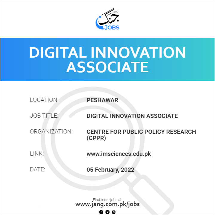 Digital Innovation Associate