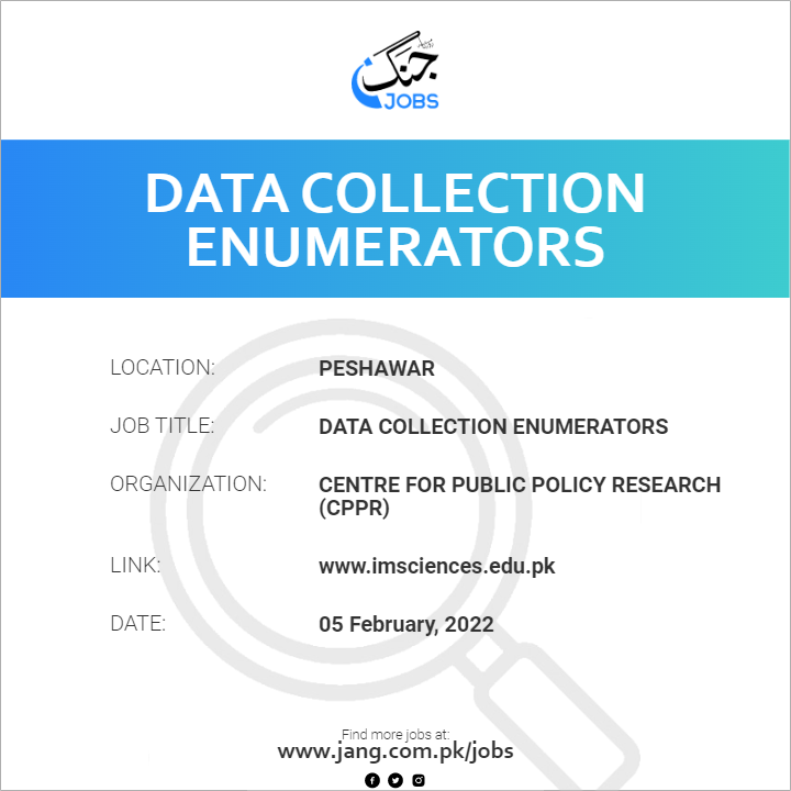 Data Collection Enumerators