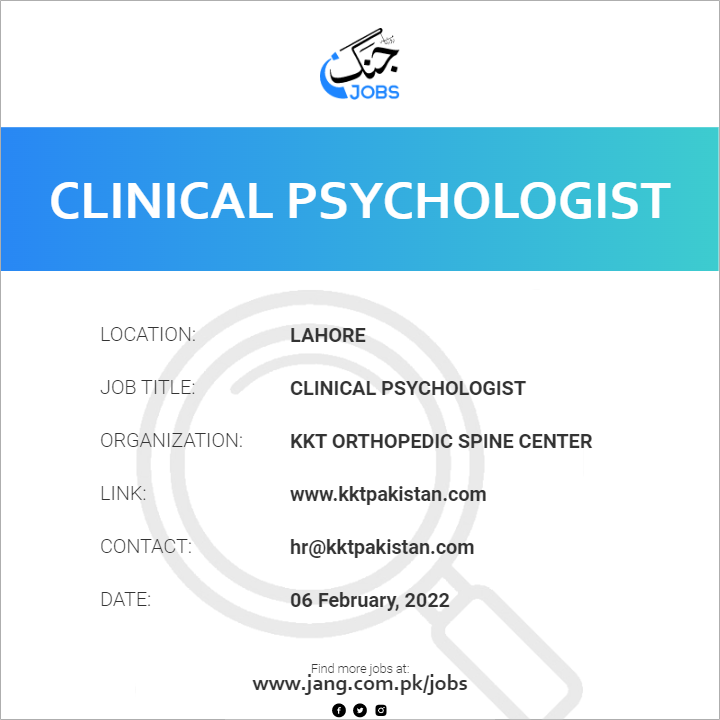 Clinical Psychologist