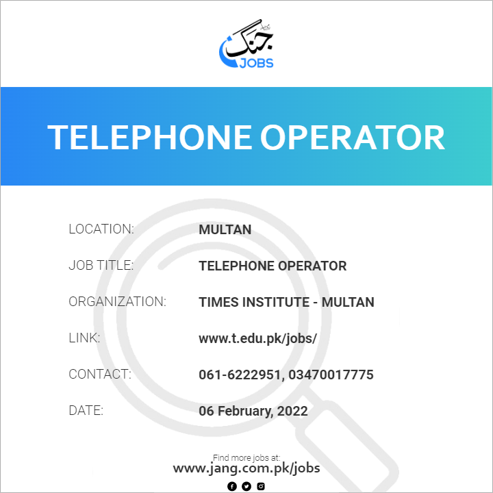 Telephone Operator