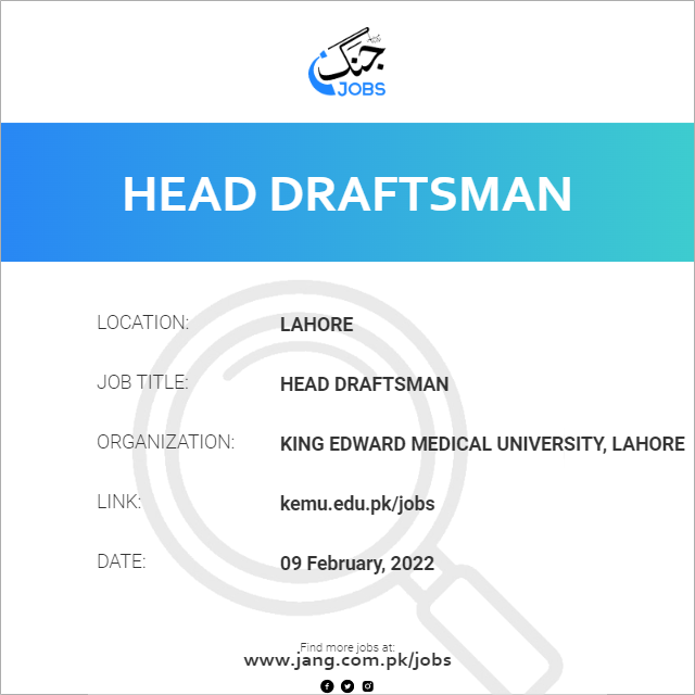 Head Draftsman