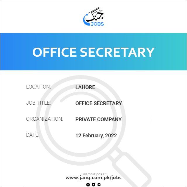 The Secretary Of A Private Company