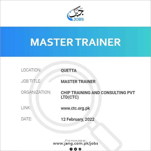 Master Trainer