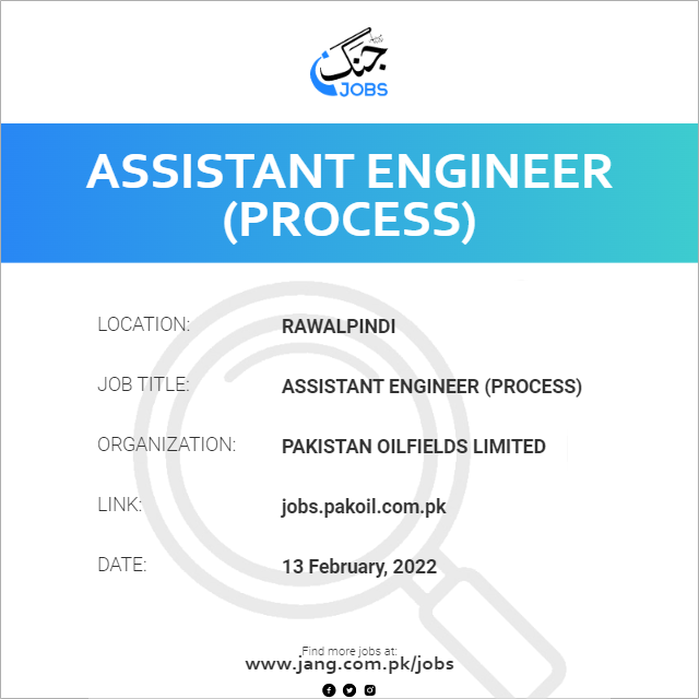 Assistant Engineer (Process)