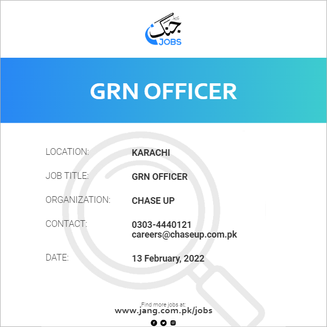 GRN Officer