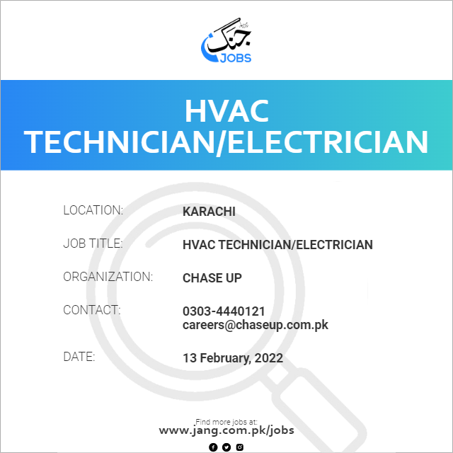 HVAC Technician/Electrician