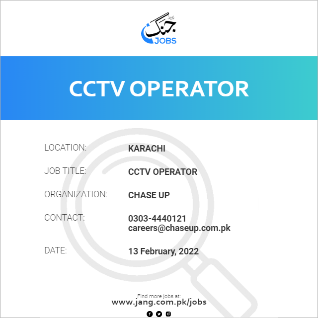 CCTV Operator