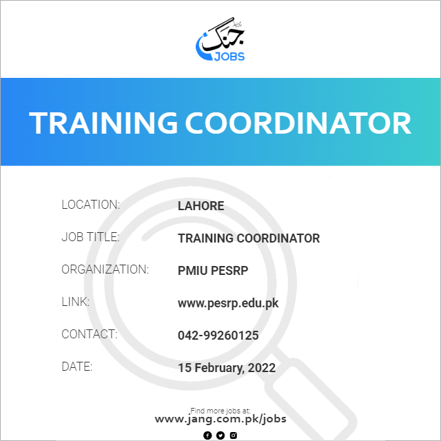 Training Coordinator