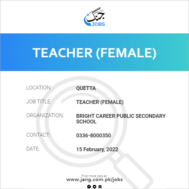 Teacher (Female)