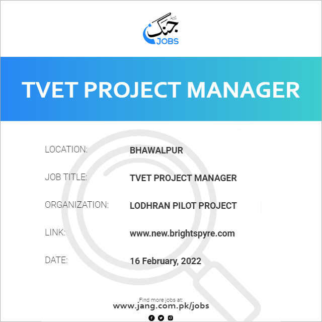 TVET Project Manager