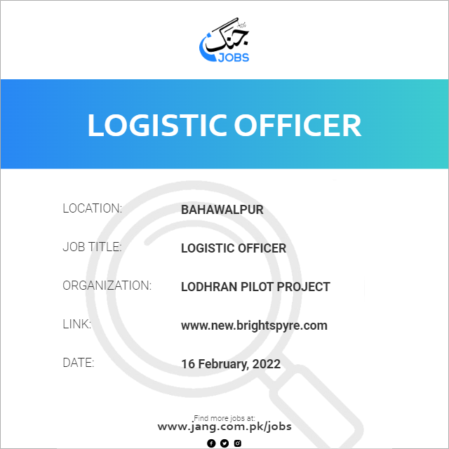 Logistic Officer