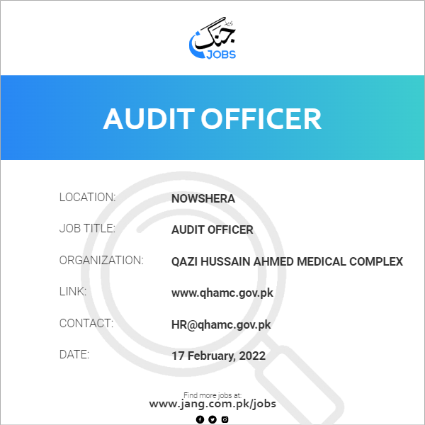 Audit Officer