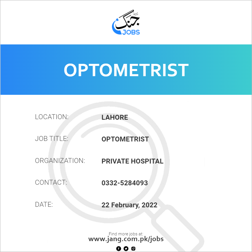 Optometrist