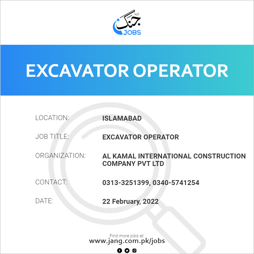 excavator-operator-job-al-kamal-international-construction-company