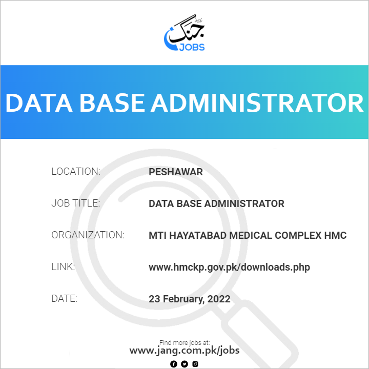 Data base Administrator