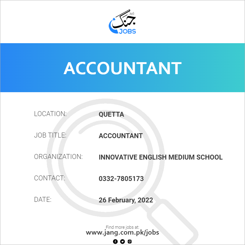 Accountant Jobs For Students