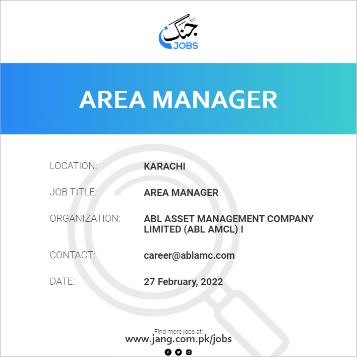 Area Manager