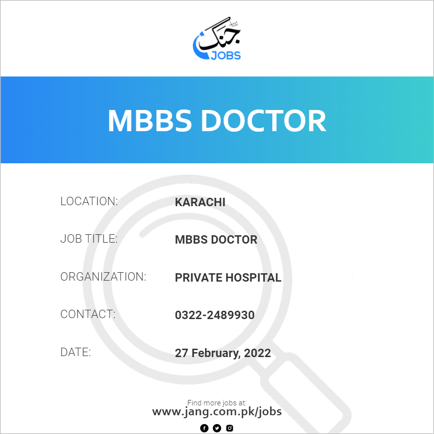 MBBS Doctor 