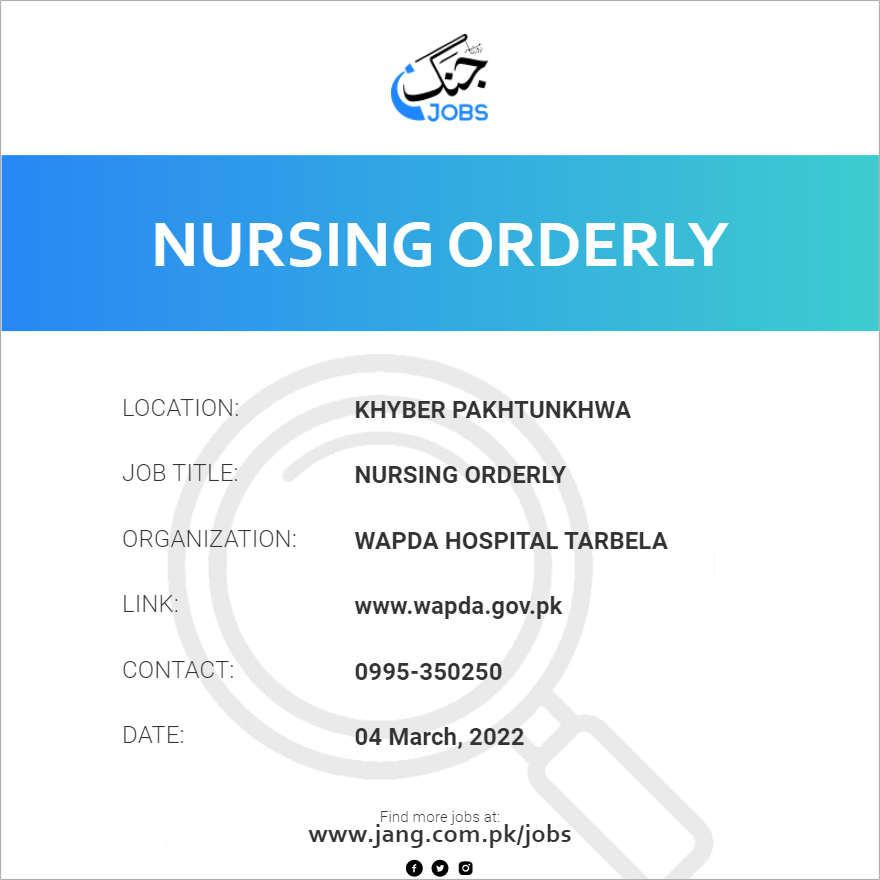 Nursing Orderly