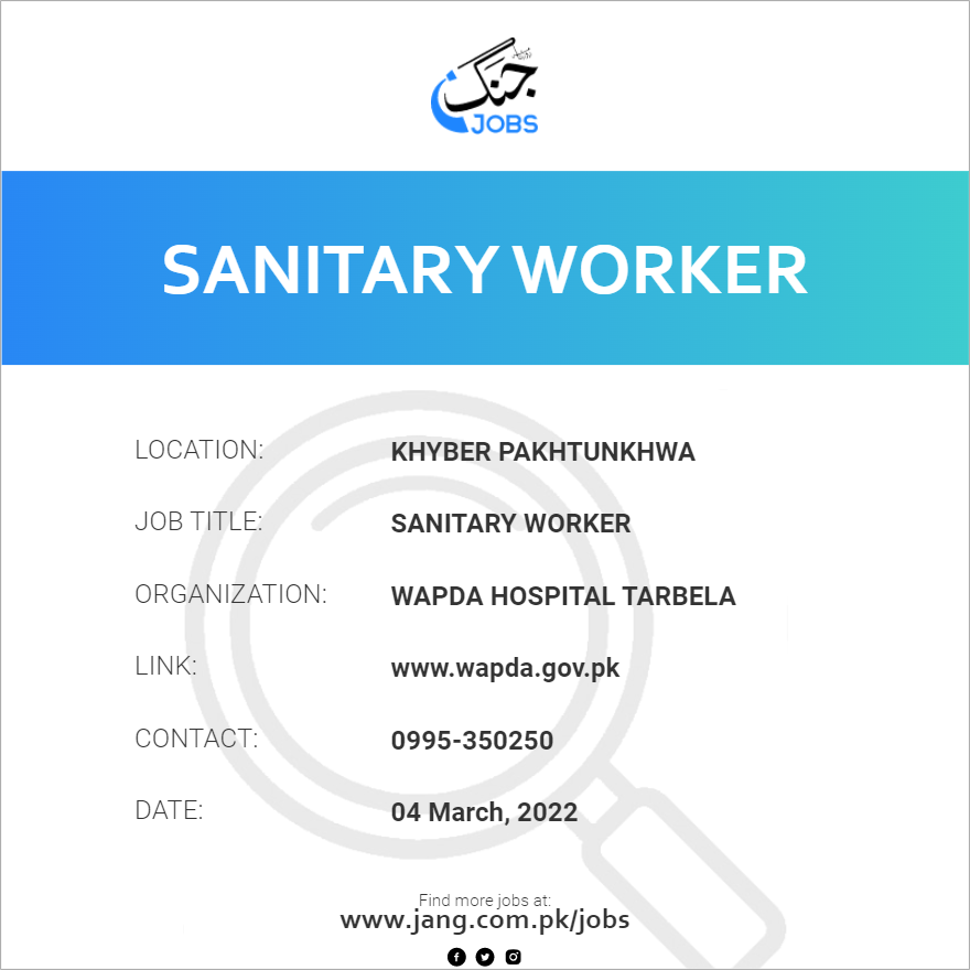 Sanitary Worker