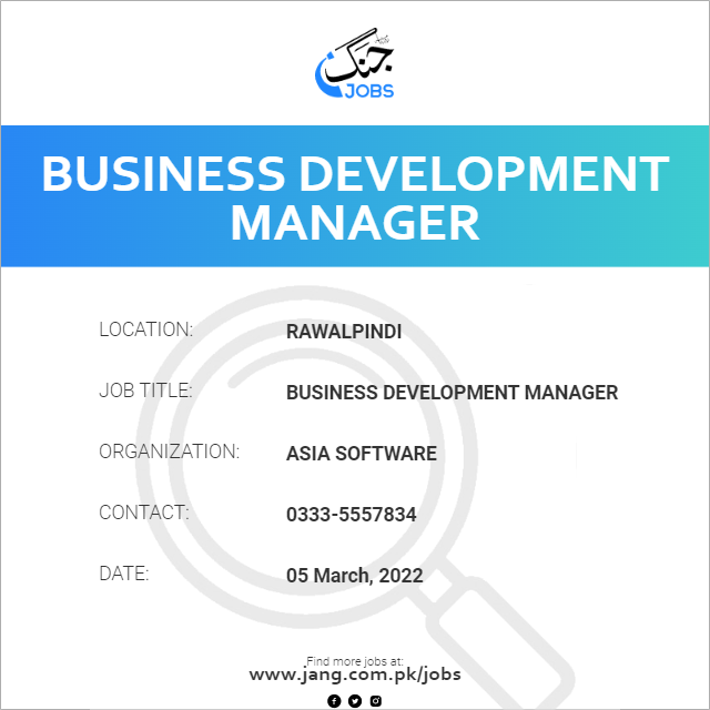 Business Development Manager