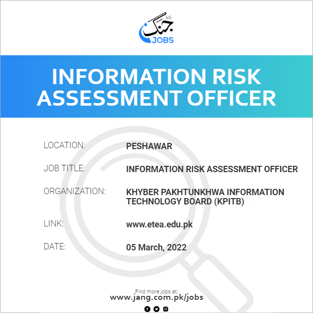 Information Risk Assessment Officer