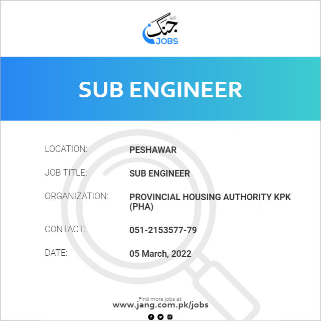 Sub Engineer