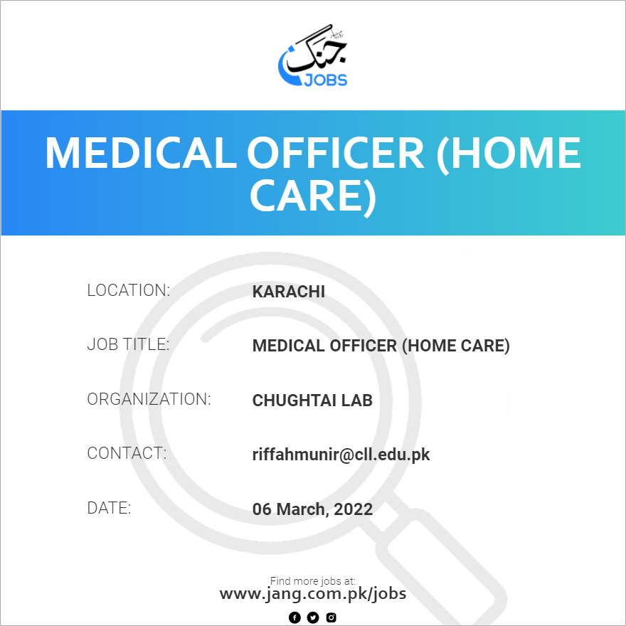 Medical Officer (Home Care)
