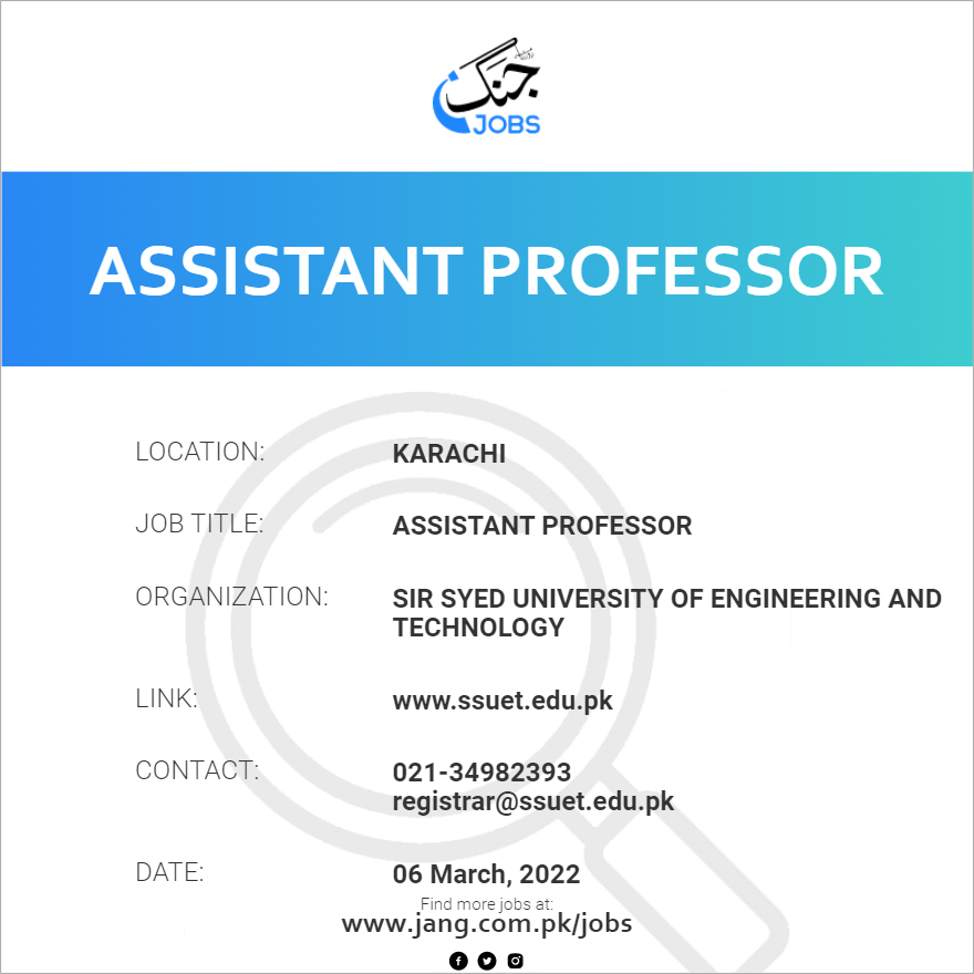 Assistant Professor