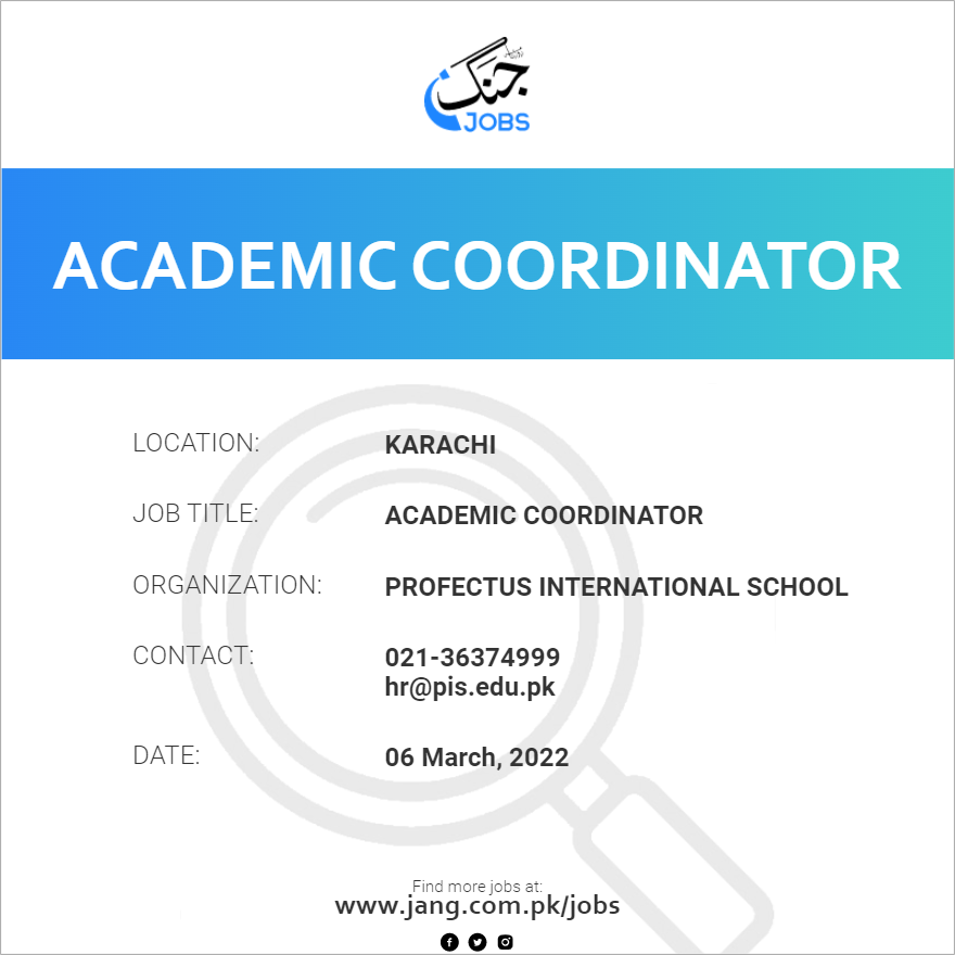 academic-coordinator-job-profectus-international-school-jobs-in