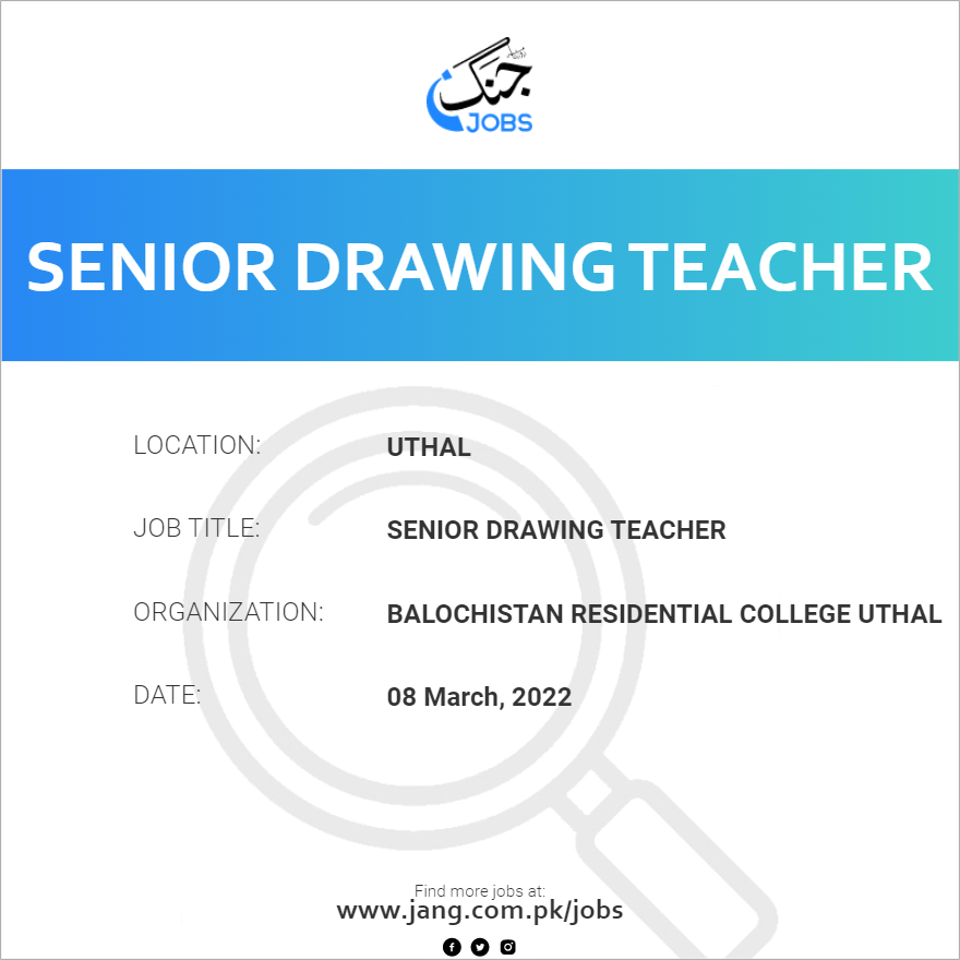 Senior Drawing Teacher