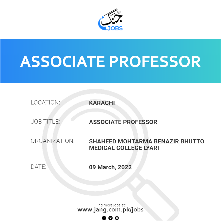 Associate Professor 