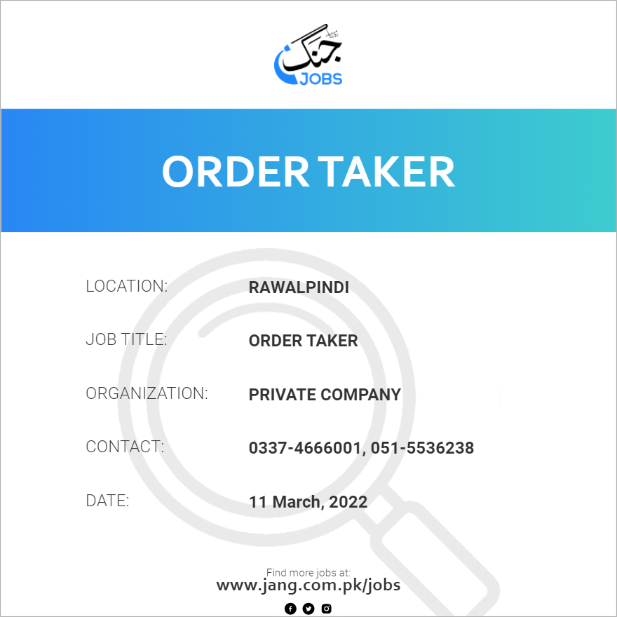 Order Taker