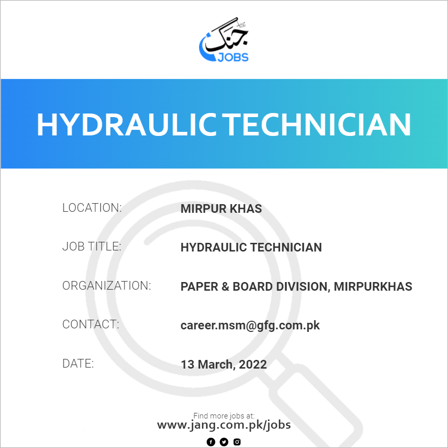 Hydraulic Technician