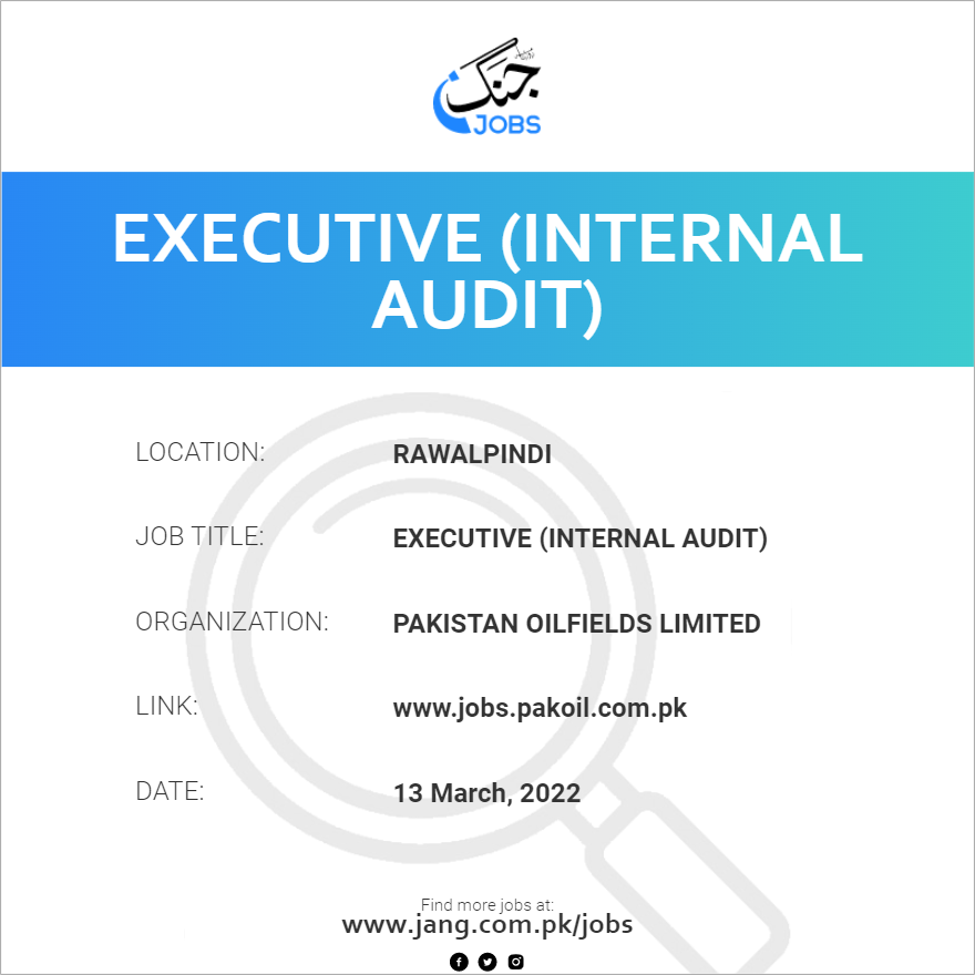 Executive (Internal Audit)