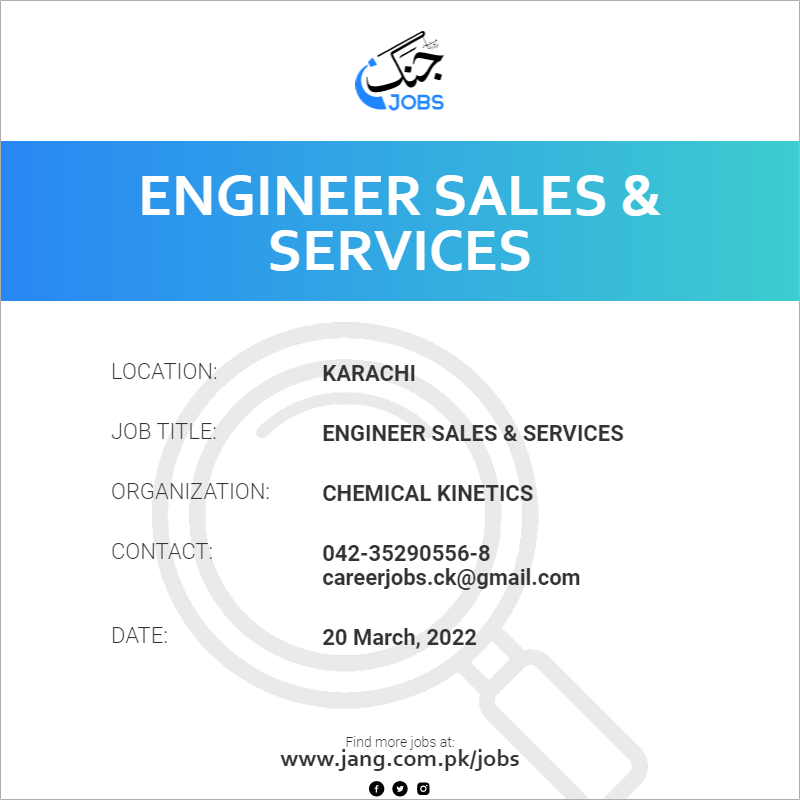 Engineer Sales & Services