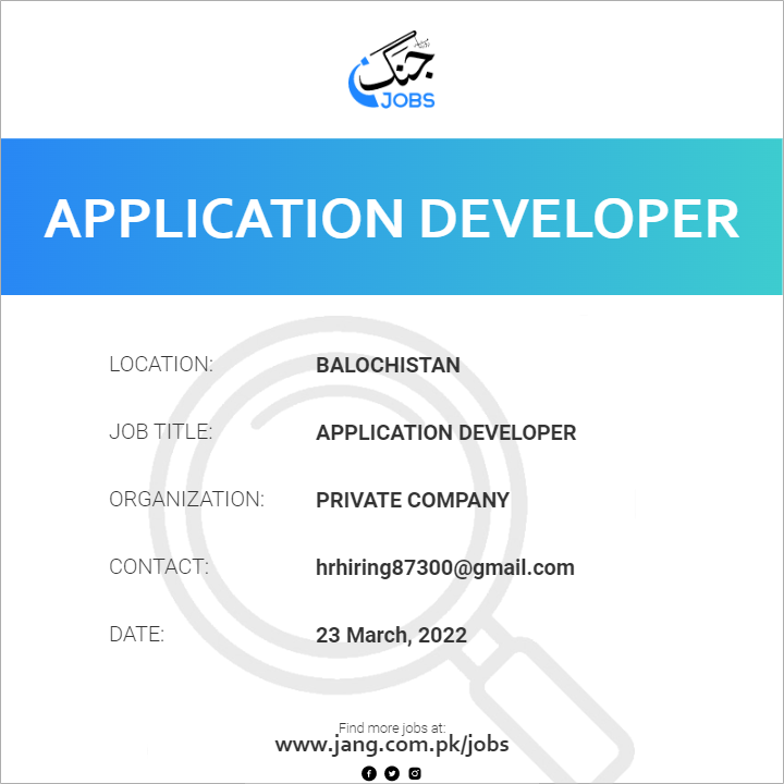 Application Developer