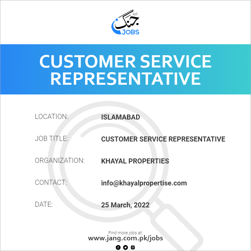 Customer Service Representative