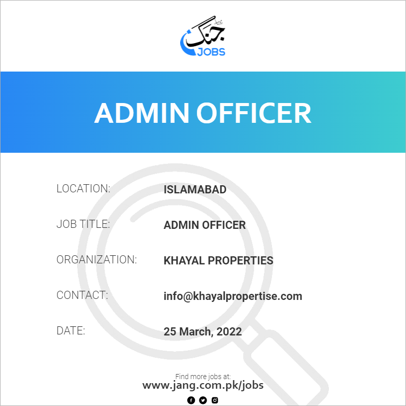 Admin Officer