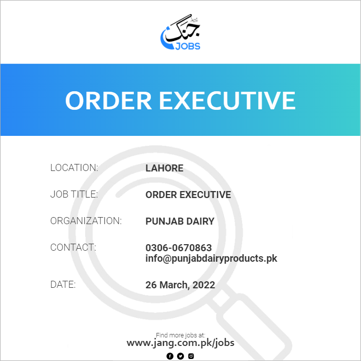 Order Executive