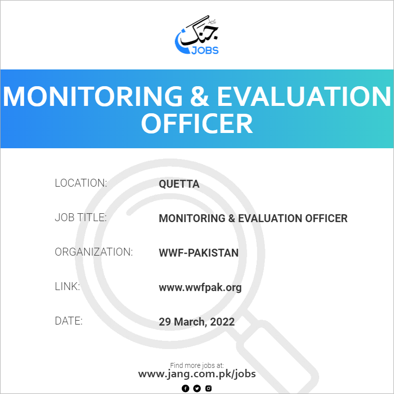 Monitoring & Evaluation Officer