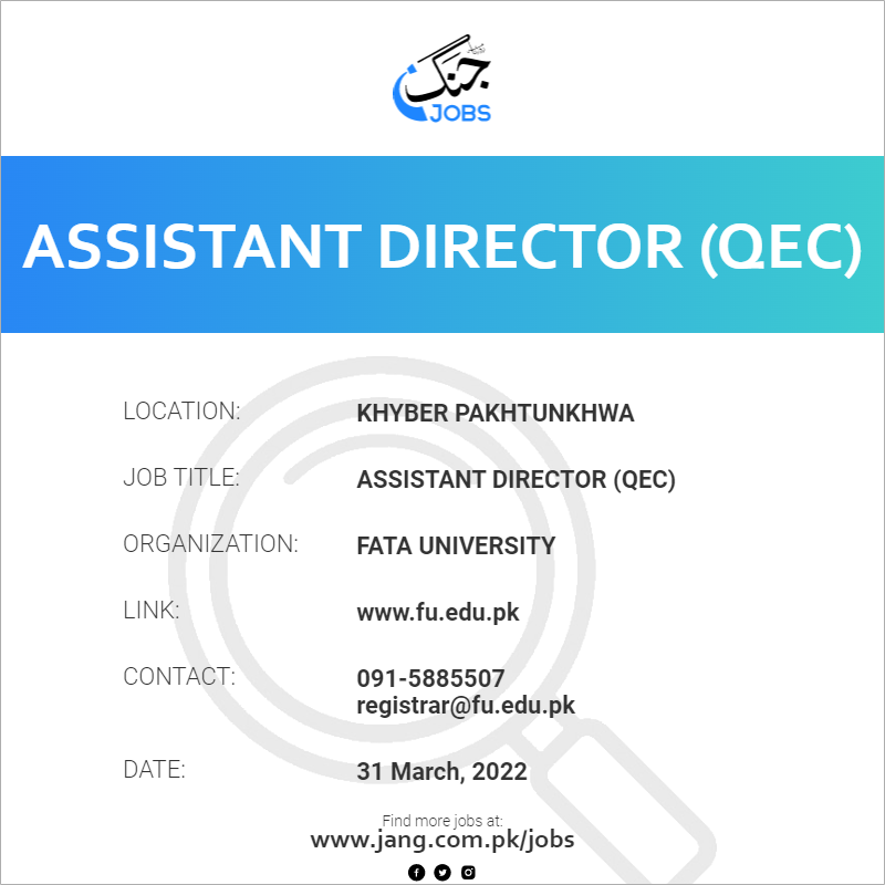 Assistant Director (QEC)