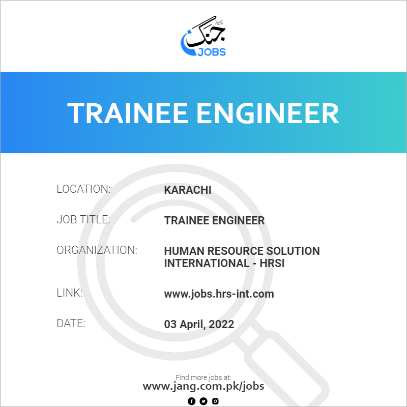 Trainee Engineer