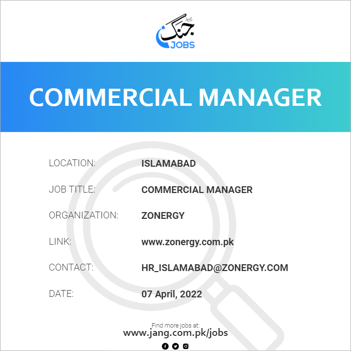 Commercial Manager