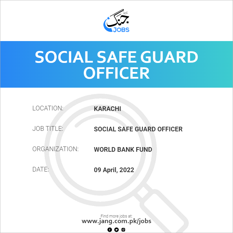 Social Safe Guard Officer