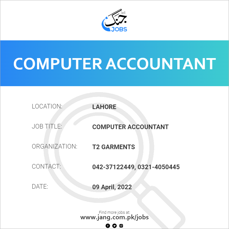 Computer Accountant