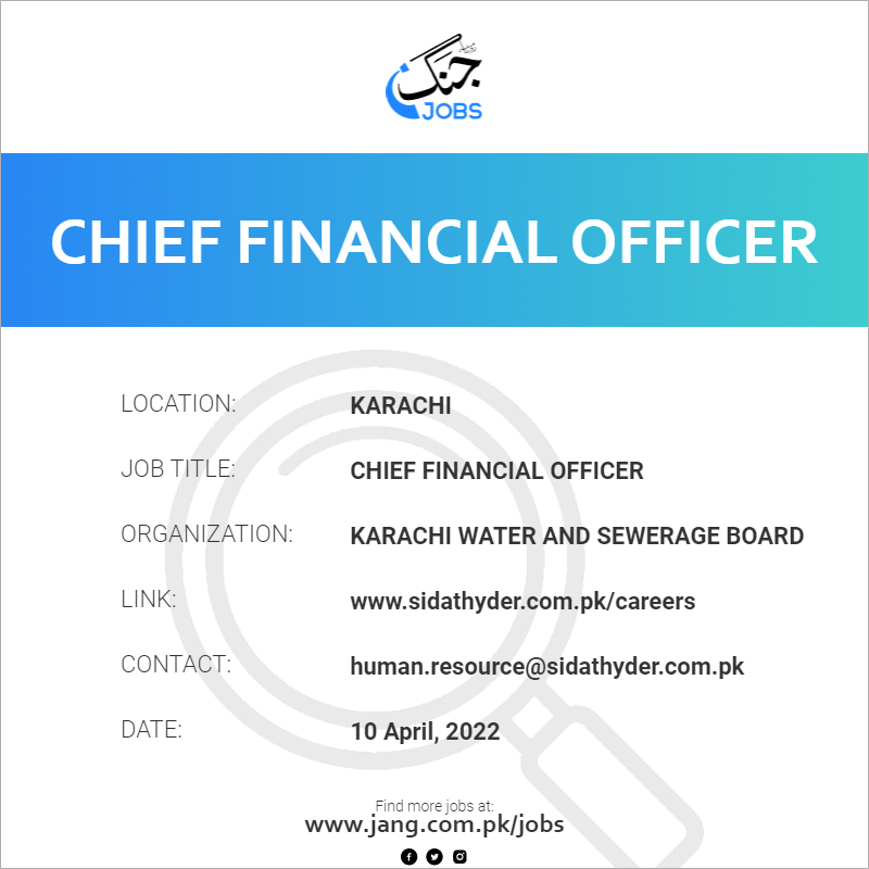 Chief Financial Officer